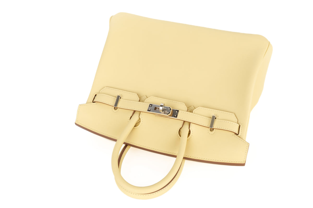 Hermès Birkin 25 Jaune Poussin Swift Palladium Hardware - view 8