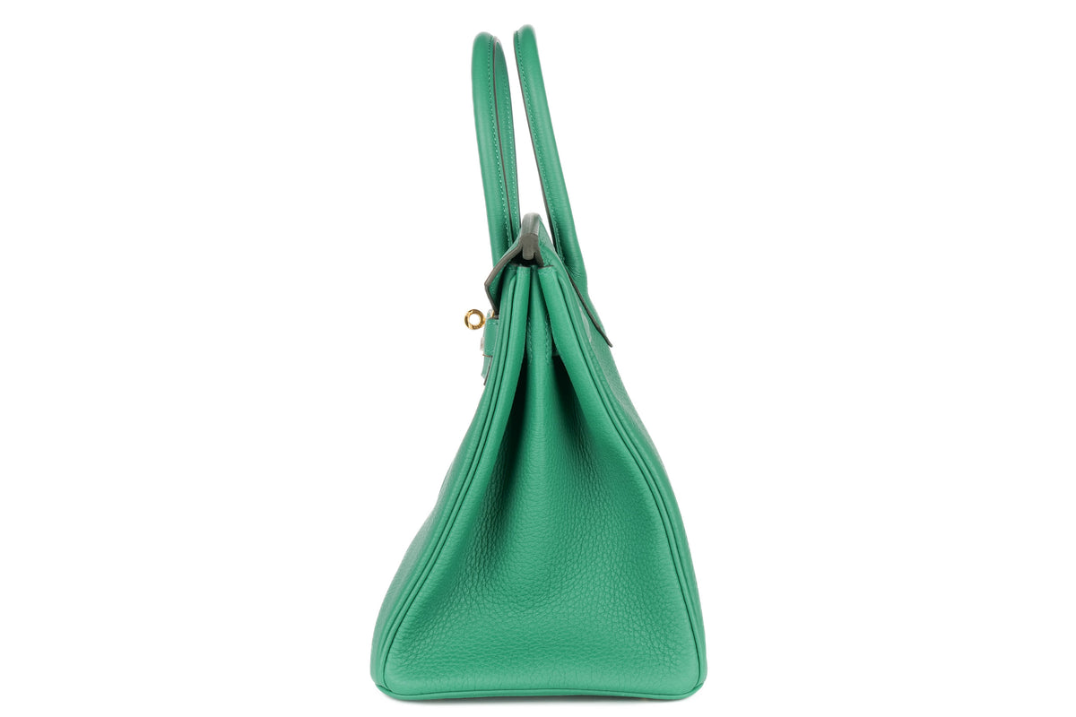 Hermès Birkin 30 Vert Vertigo Togo Gold Hardware - view 4