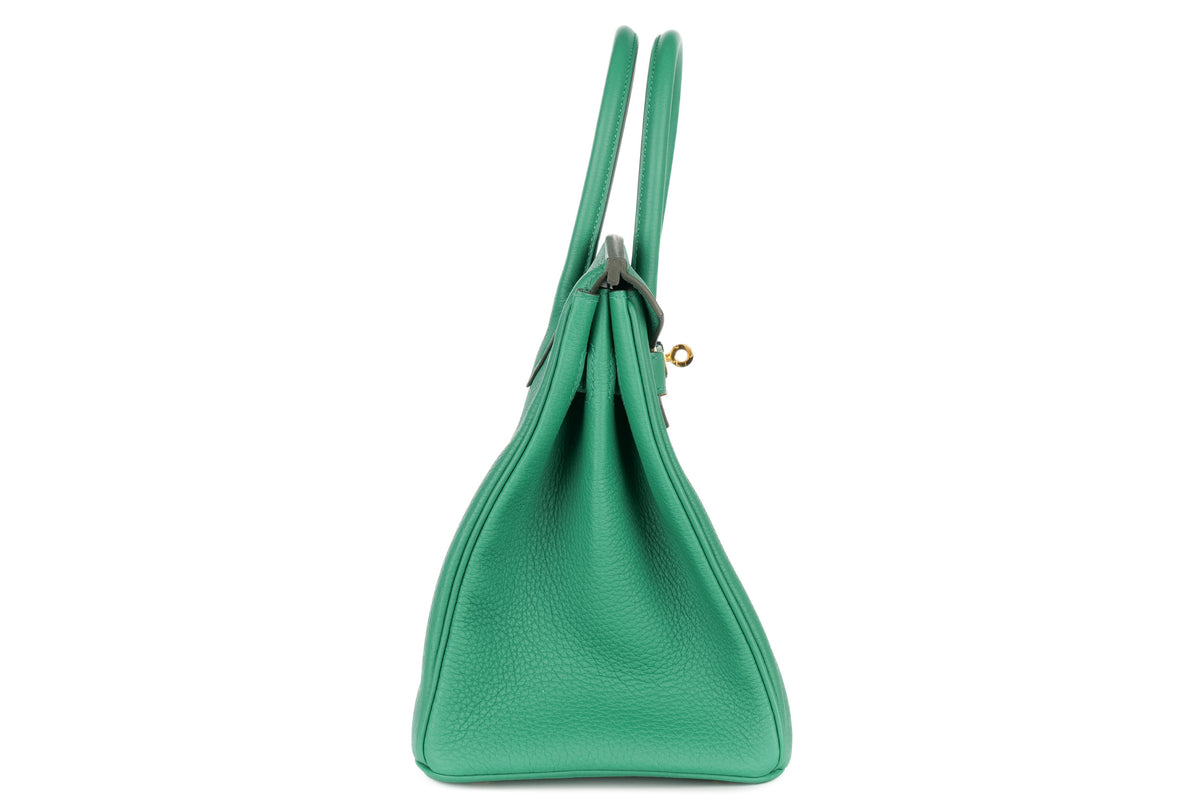 Hermès Birkin 30 Vert Vertigo Togo Gold Hardware - view 5