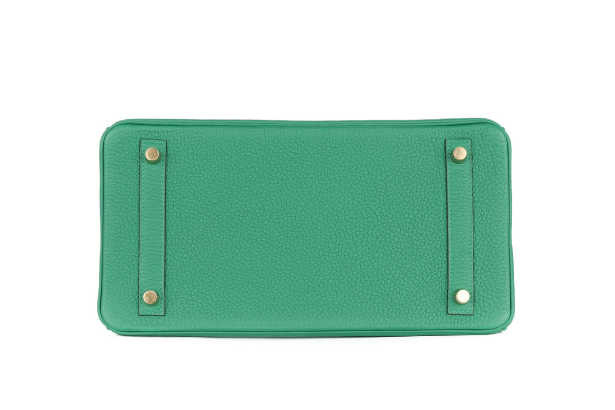 Hermès Birkin 30 Vert Vertigo Togo Gold Hardware - view 6