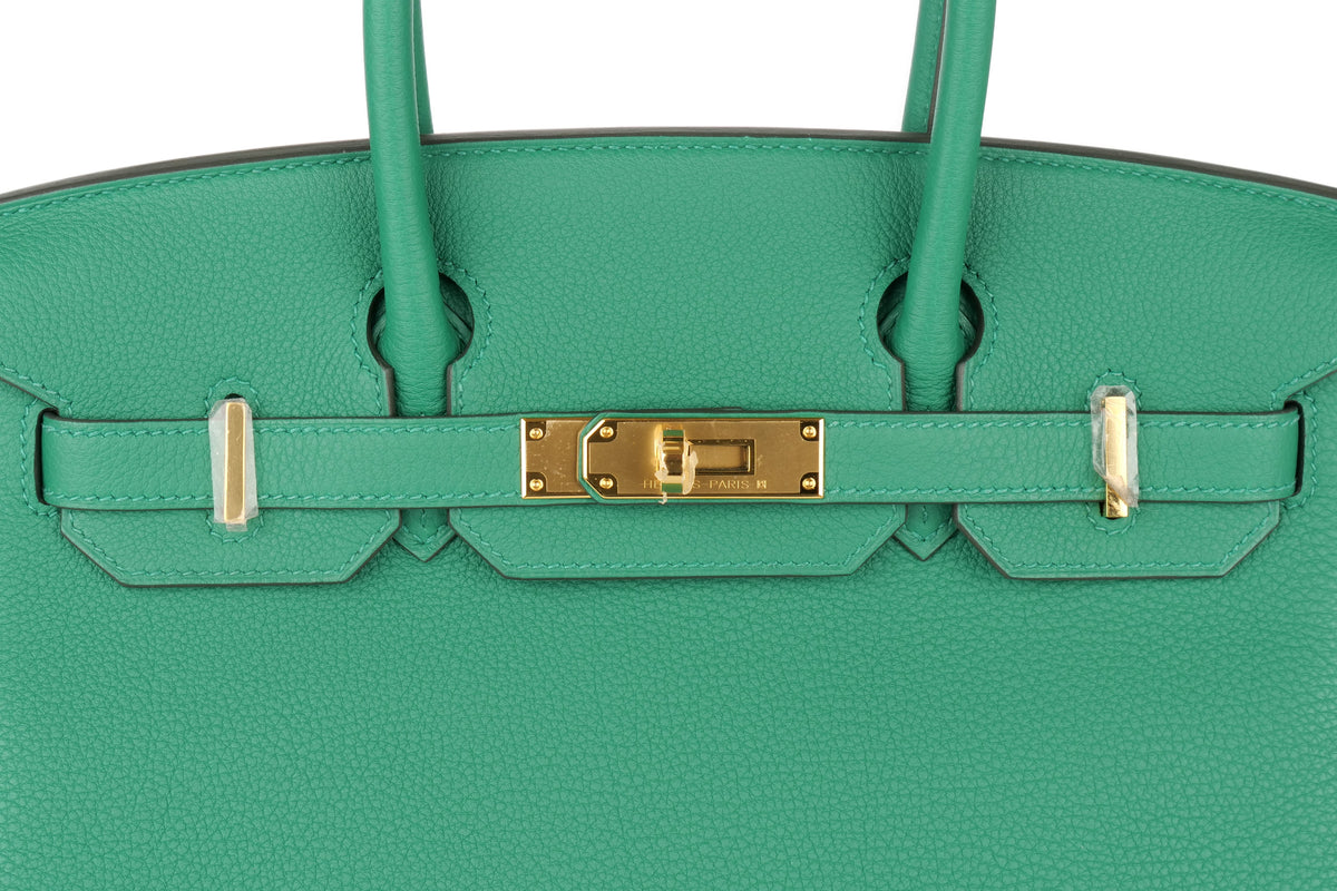 Hermès Birkin 30 Vert Vertigo Togo Gold Hardware - view 7