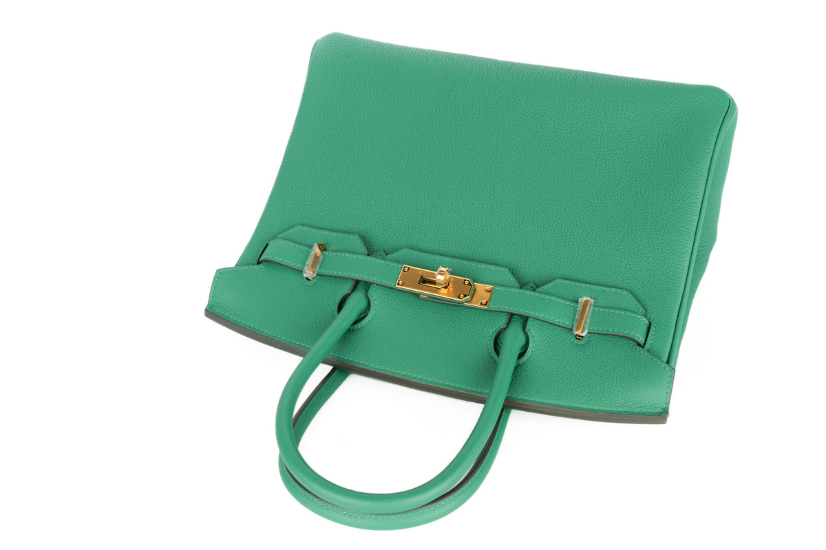 Hermès Birkin 30 Vert Vertigo Togo Gold Hardware - view 8