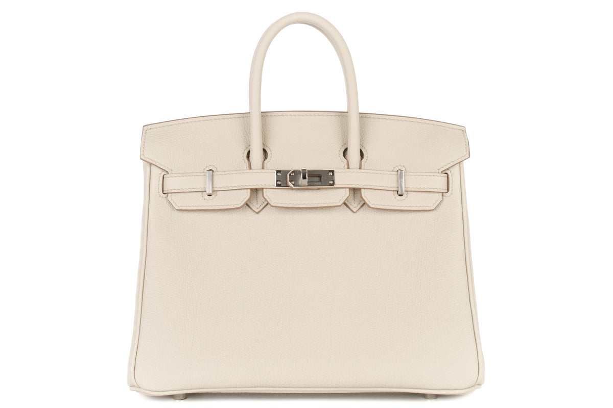 Hermès Birkin 25 Beton Togo Palladium Hardware - view 1