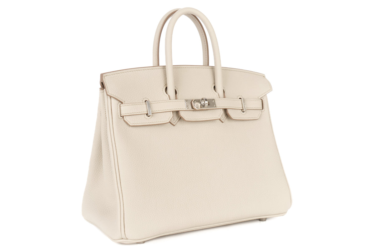 Hermès Birkin 25 Beton Togo Palladium Hardware - view 2