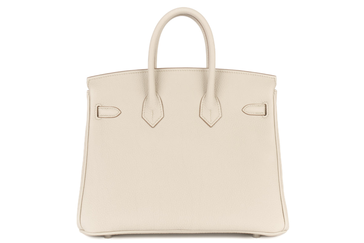 Hermès Birkin 25 Beton Togo Palladium Hardware - view 3