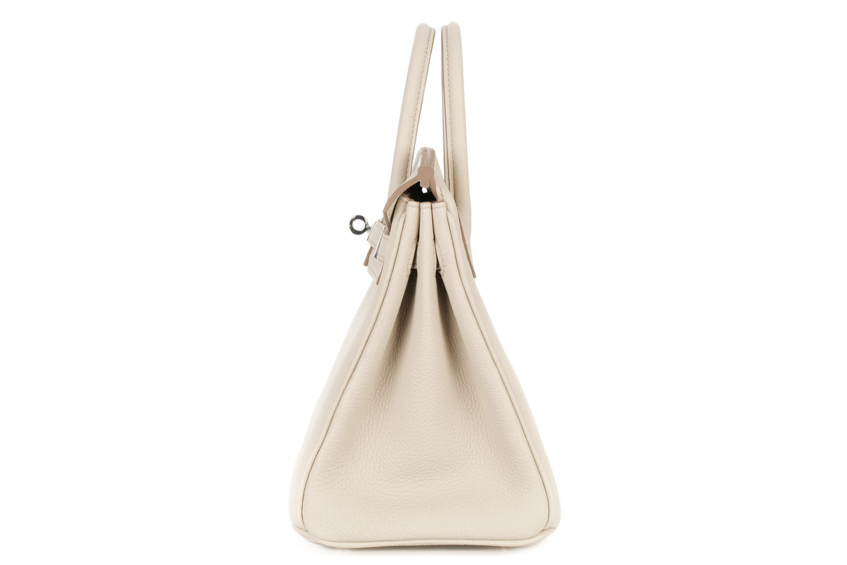 Hermès Birkin 25 Beton Togo Palladium Hardware - view 4