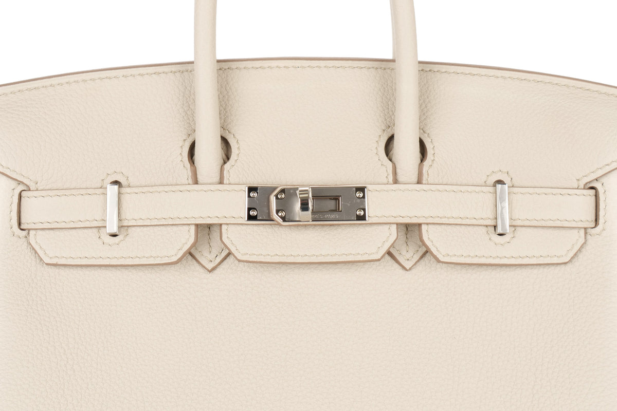 Hermès Birkin 25 Beton Togo Palladium Hardware - view 7