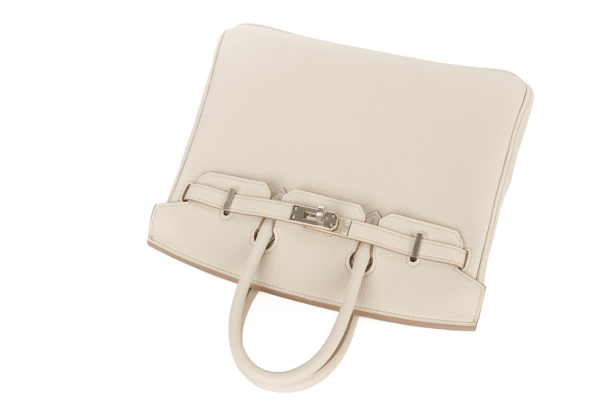 Hermès Birkin 25 Beton Togo Palladium Hardware - view 8