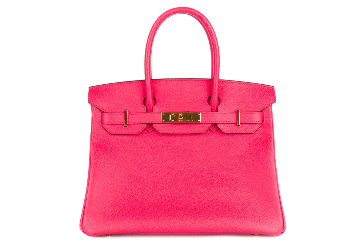Hermès Birkin 30 Rose Extreme Epsom Retourne Gold Hardware - view 1