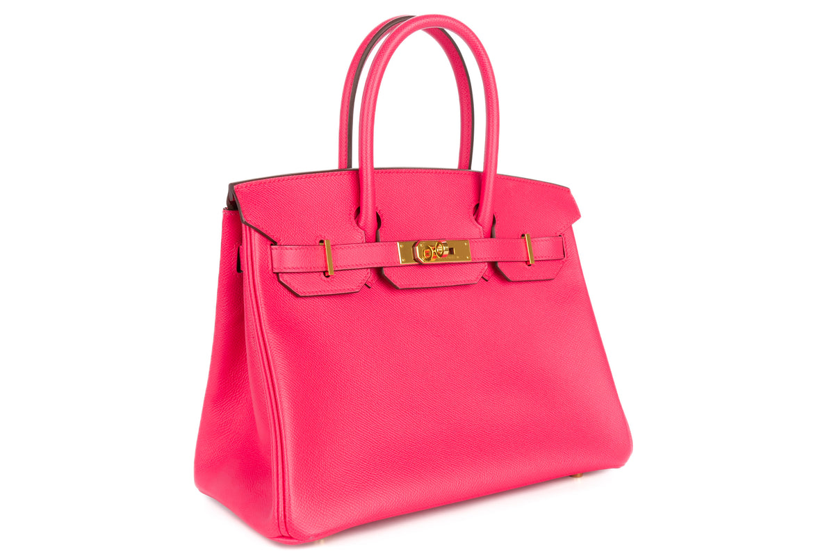 Hermès Birkin 30 Rose Extreme Epsom Retourne Gold Hardware - view 2
