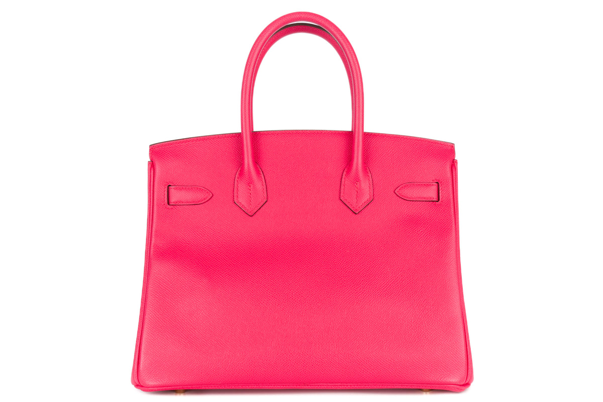 Hermès Birkin 30 Rose Extreme Epsom Retourne Gold Hardware - view 3