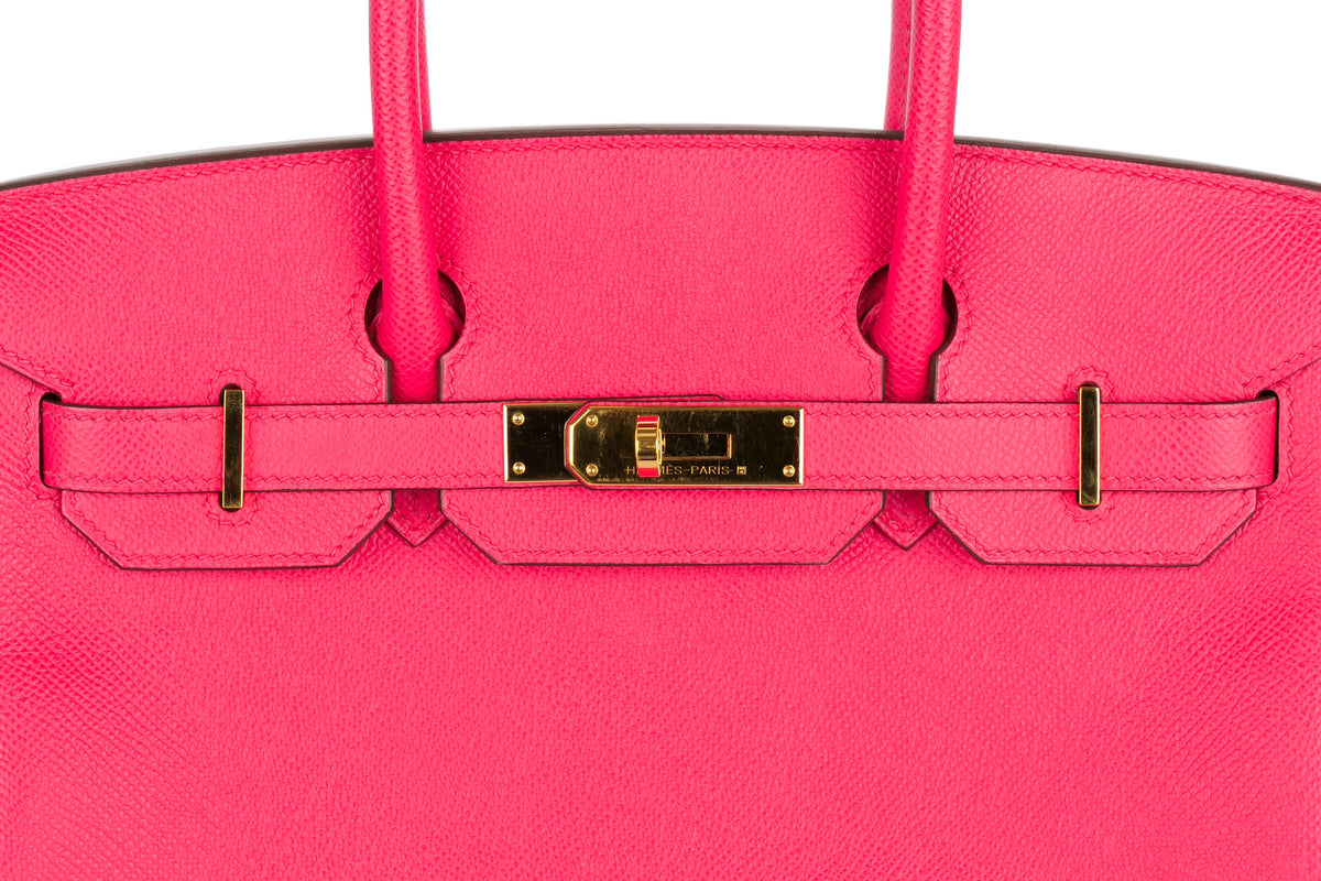 Hermès Birkin 30 Rose Extreme Epsom Retourne Gold Hardware - view 7
