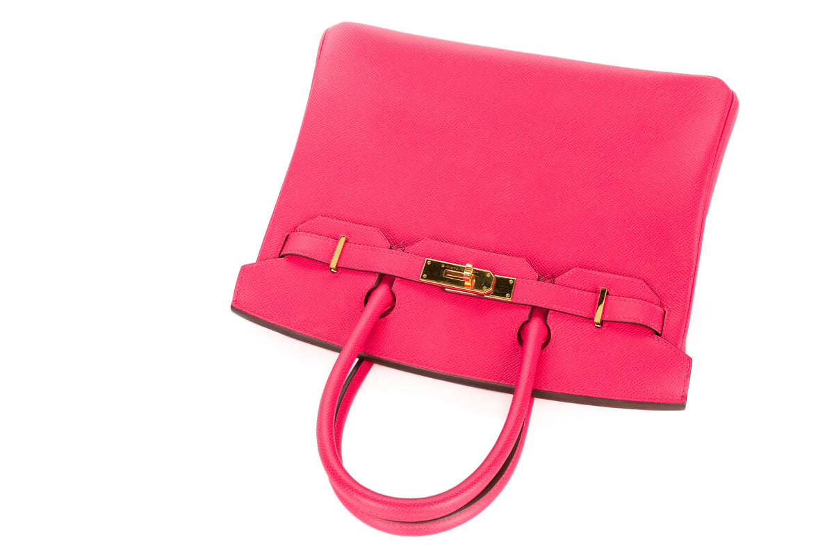 Hermès Birkin 30 Rose Extreme Epsom Retourne Gold Hardware - view 8