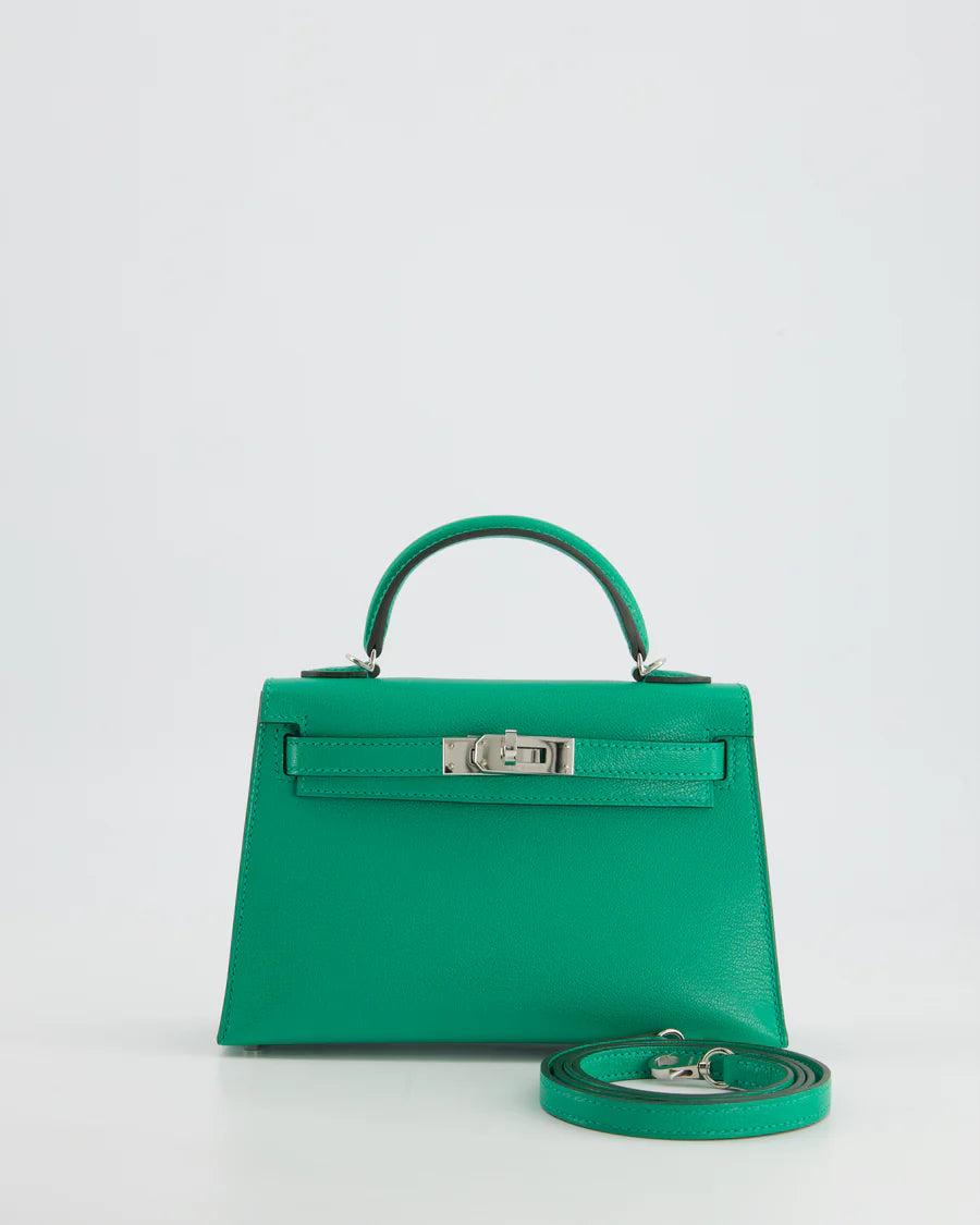 Hermès Mini Kelly II 20 – Menthe Chèvre Chamkila Leather - Zeuskicks