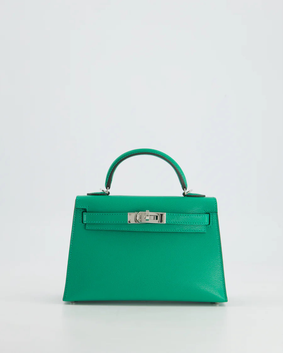 Hermès Mini Kelly II 20 – Menthe Chèvre Chamkila Leather - Zeuskicks