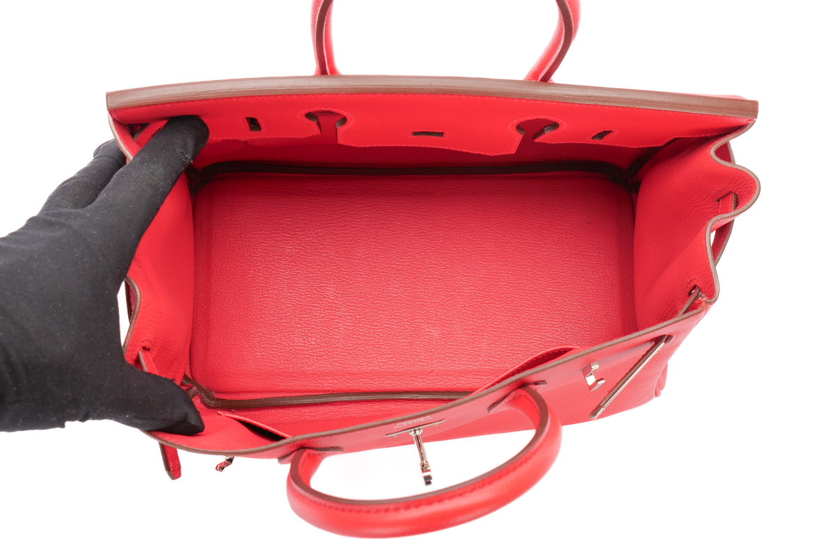 Hermès Birkin 30 Bougainvillea Epsom Retourne Palladium Hardware - view 10