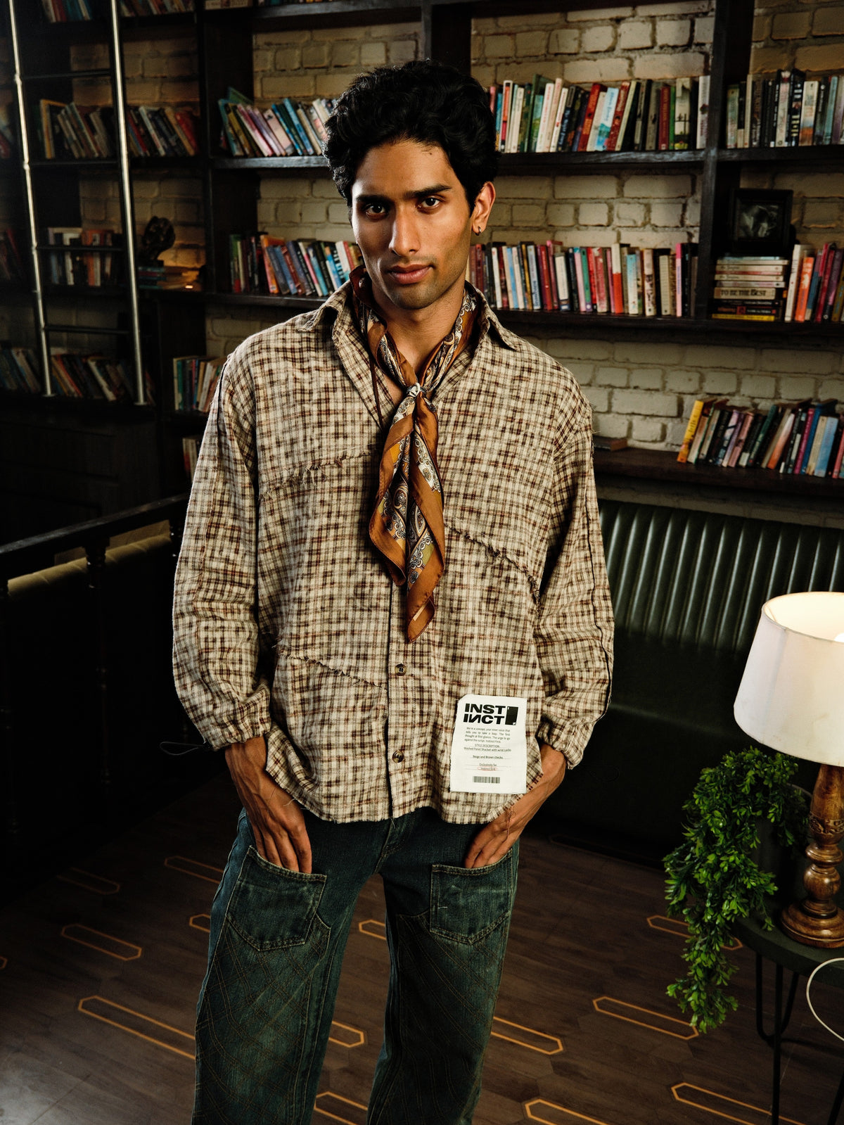 Raw Panel  Shirt - (Brown) by Instinct First