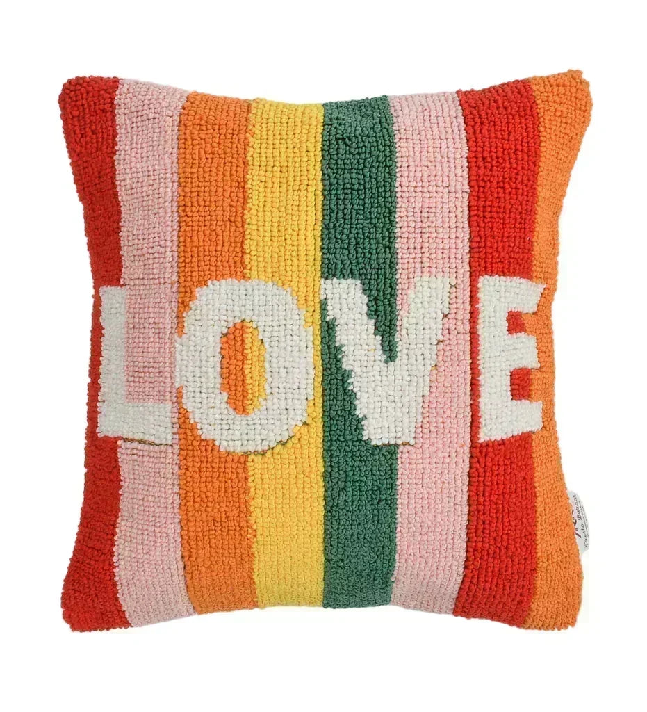 Love cushion cover by THE DRIP CO. RUGS