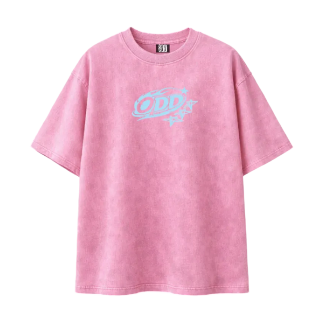 Pink Washed Tshirt by oddnoteven