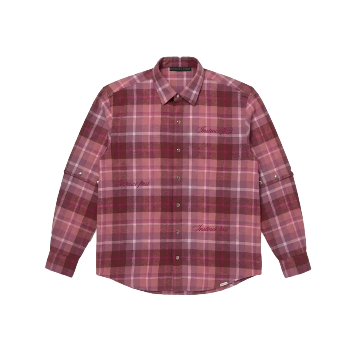 Detachable Sleeve - Oversized Shirt (Pink) by Instinct First
