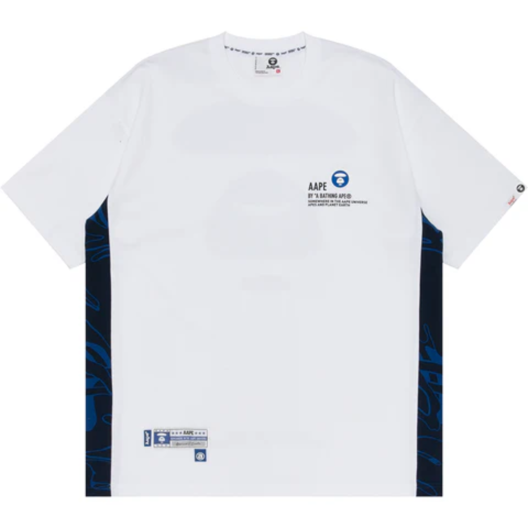 A BATHING APE MOONFACE LOGO TEE by BAPE