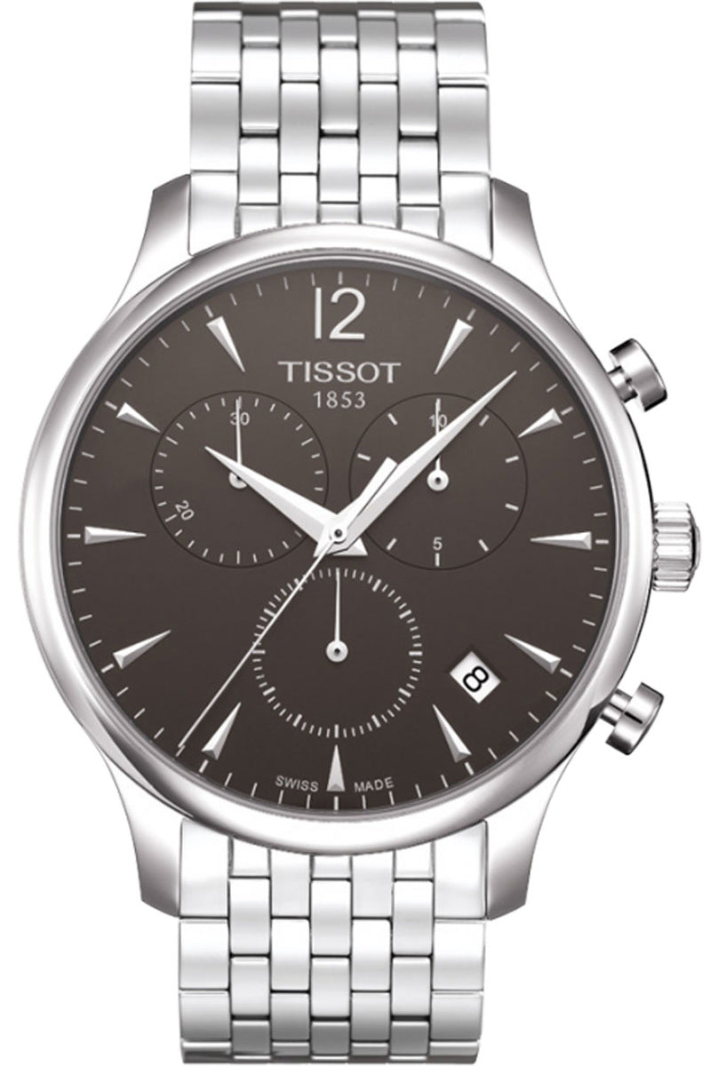 Men’s Tissot Tradition T063.617.11.067.00 Classic 42mm Stainless Steel Watch - Zeuskicks