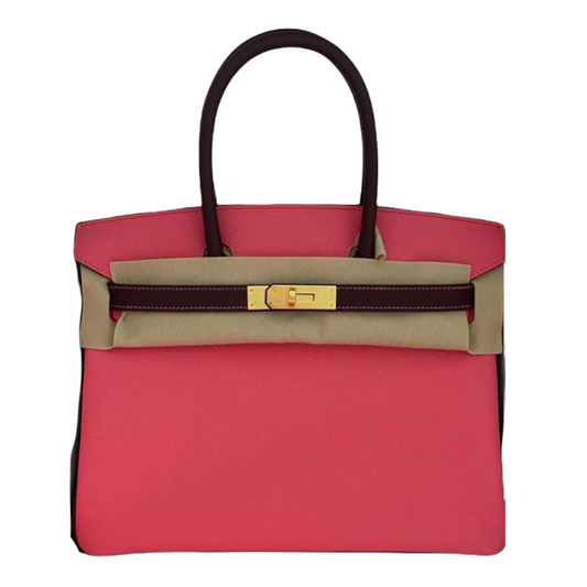 Hermès Birkin 30 – Rose Azalee / Bordeaux Epsom Leather (2021 Z Stamp) - Zeuskicks