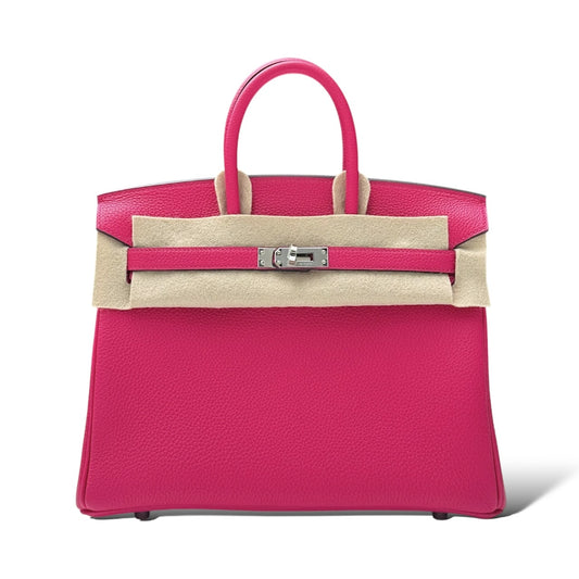 Hermès Birkin 25 – Rose Mexico Togo Leather with Palladium Hardware - Zeuskicks