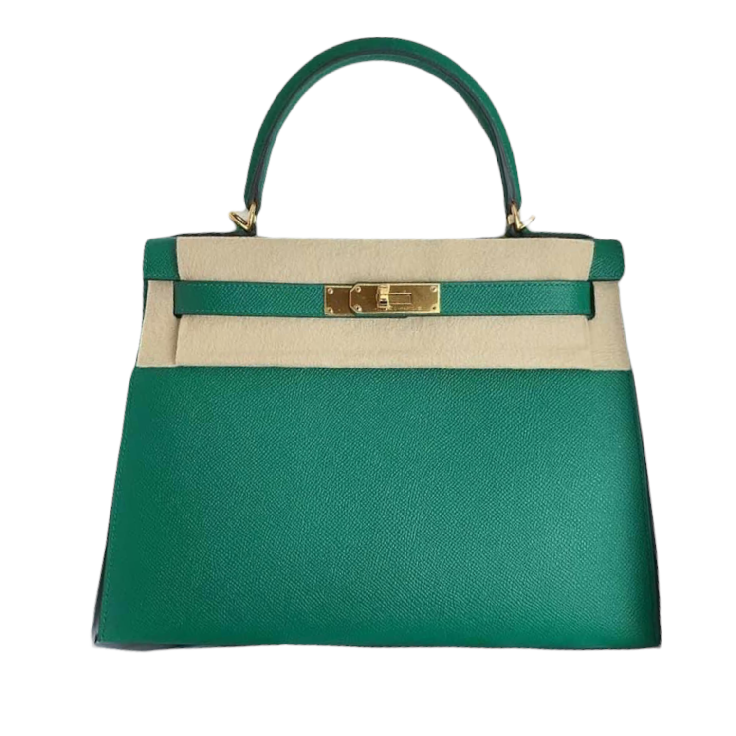 Hermès Kelly 28 Sellier – Vert Jade Epsom Leather with Silver Hardware - Zeuskicks