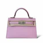 Hermès Mini Kelly – Mauve Sylvestre with Palladium Hardware