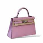 Hermès Mini Kelly – Mauve Sylvestre with Palladium Hardware