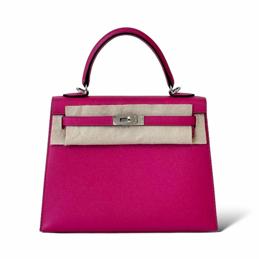Hermès Kelly 25 – Epsom Leather in Rose Mexico with Palladium Hardware (Pre-Order)