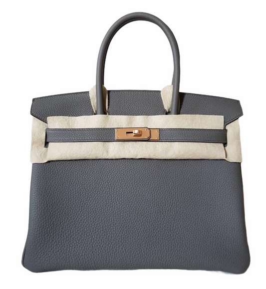 Hermès Birkin 30 – Etain Togo Leather with Gold Hardware (2019 D Stamp) - Zeuskicks