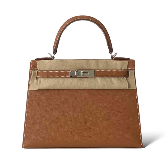 Hermès Kelly 28 – Gold Epsom Calfskin with Palladium Hardware