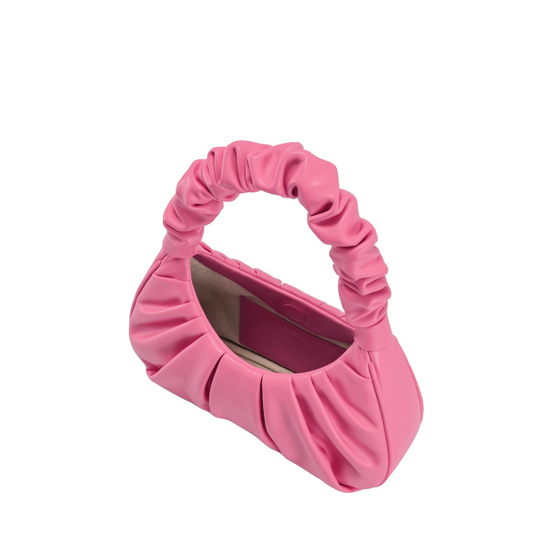 JW PEI Gabbi Ruched Hobo Handbag - Pink by JW PEI