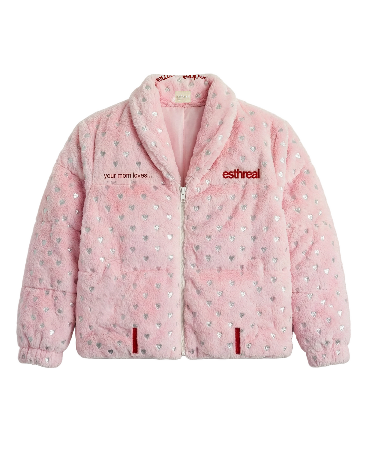 Mom's Love Puff Jacket | Baby Pink by esthreall