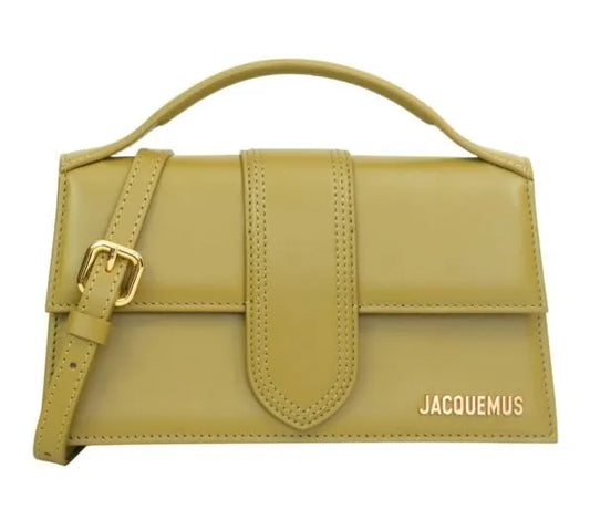 Jacquemus Bambino Large Crossbody Bag — Khaki Green