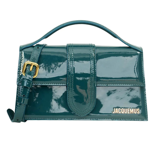 Jacquemus Bambino Large Crossbody Bag — Vert Foncé