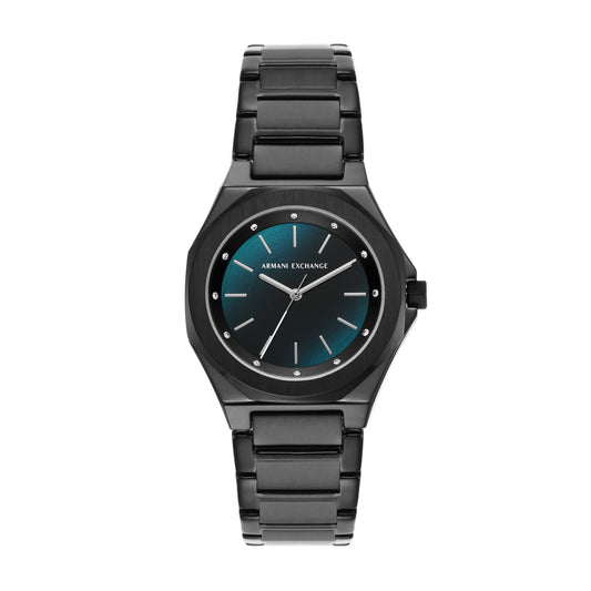 Women's Blue Analog Stainless Steel Watch AX4609