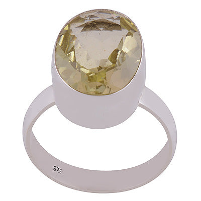 Lemon Topaz 925 Sterling Silver Ring - R1000355-42