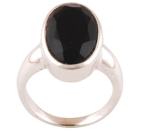 Black Onyx 925 Sterling Silver Ring - R1000389-68