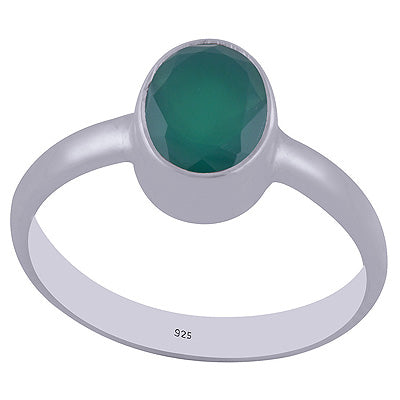 Green Onyx 925 Sterling Silver Ring - R1000446-172