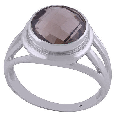 Smoky Topaz 925 Sterling Silver Ring - R1000456-52