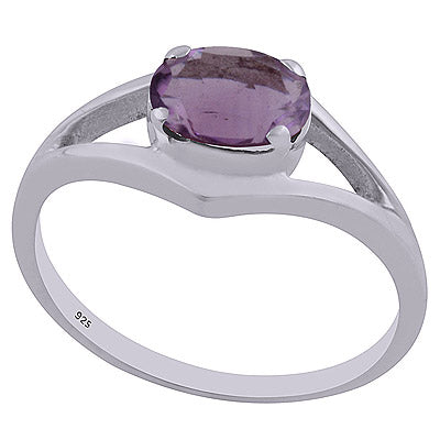 Amethyst 925 Sterling Silver Ring - R1000477-66