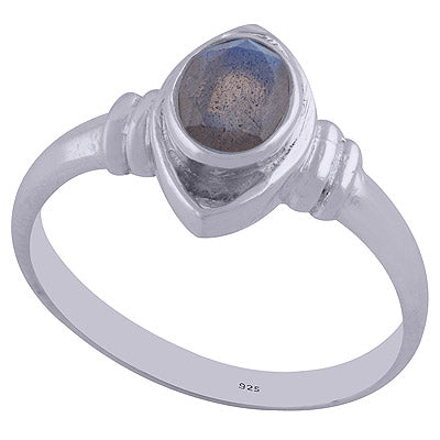 Labradorite 925 Sterling Silver Ring - R1000482-136