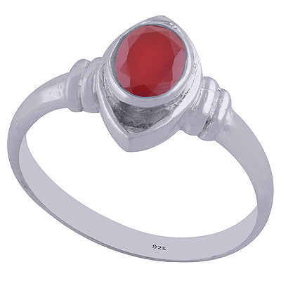 Carnelian 925 Sterling Silver Ring - R1000482-146