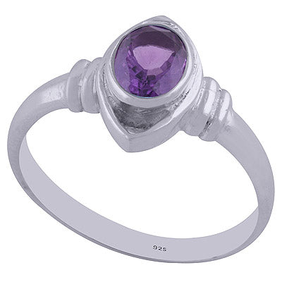 Amethyst 925 Sterling Silver Ring - R1000482-42