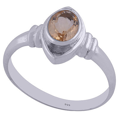 Citrine 925 Sterling Silver Ring - R1000482-65