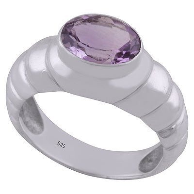 Amethyst 925 Sterling Silver Ring - R1000484-84