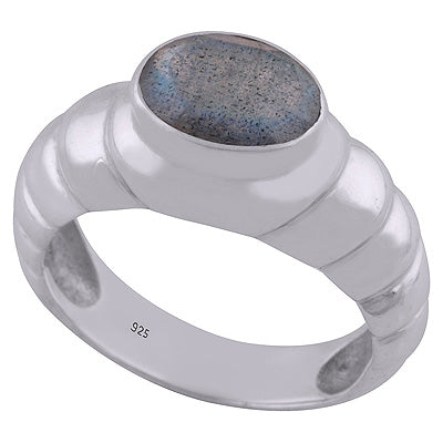 Labradorite 925 Sterling Silver Ring - R1000484-97